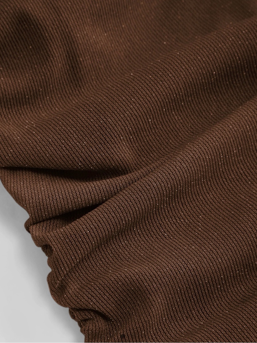 Elegant Brown Ruched Midi Dress - Women's Brand new with tag - Picture 3 of 4
